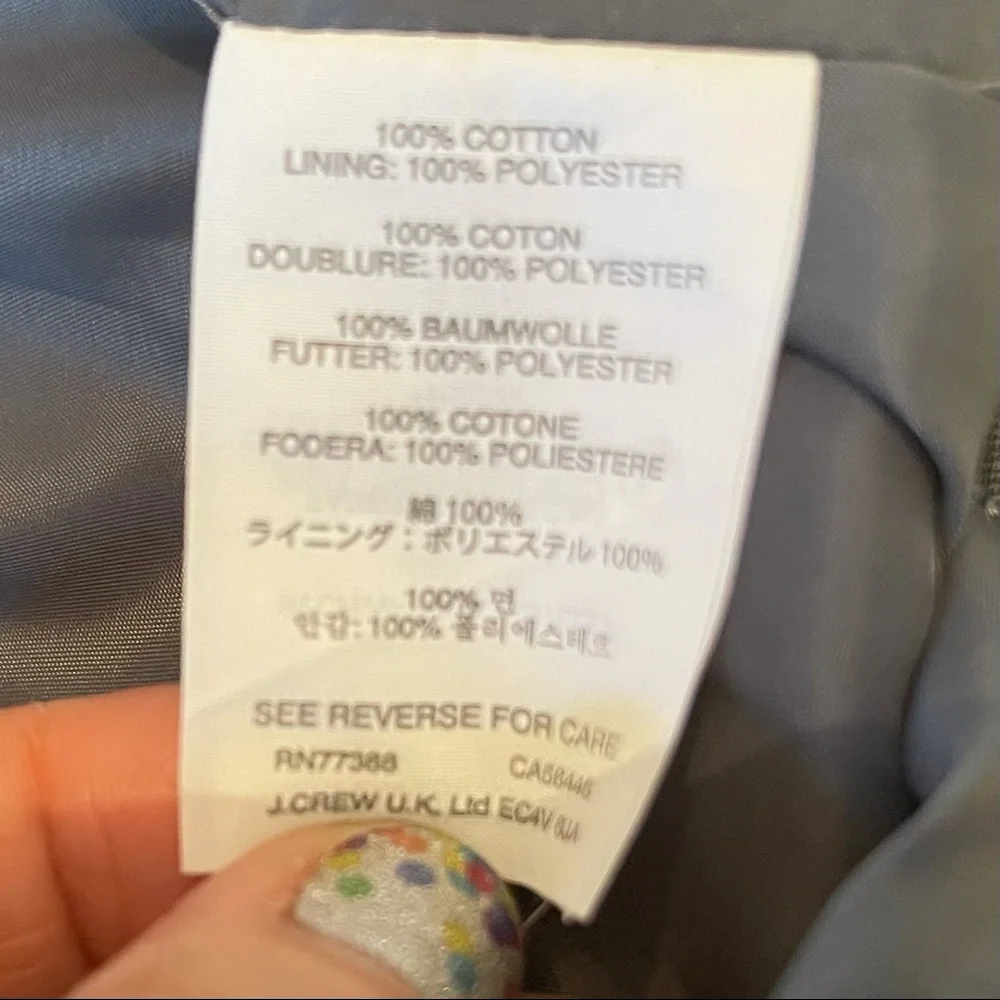 J. Crew gray pencil skirt size 0